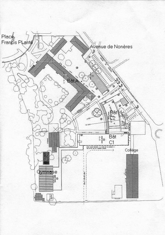Plan du lycée Victor Duruy
