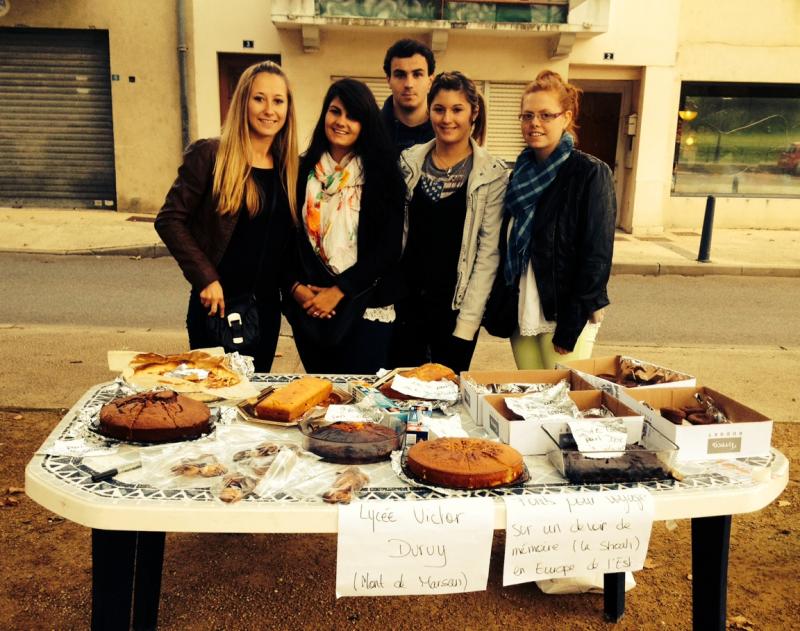 Les TES1 au marché à Tartas