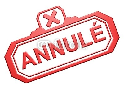 Sortie ski annulée