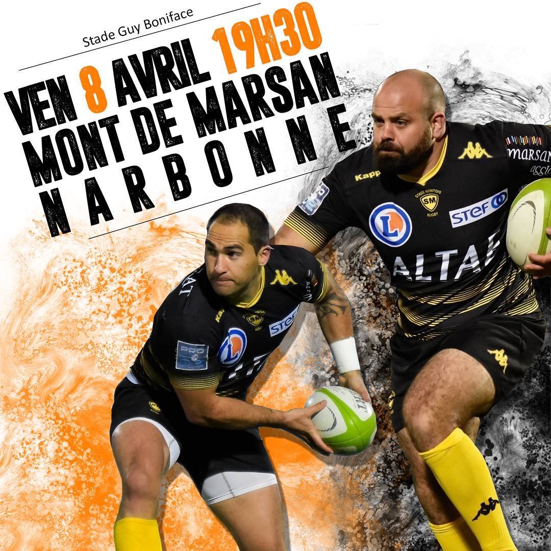 Places de rugby pour Narbonne