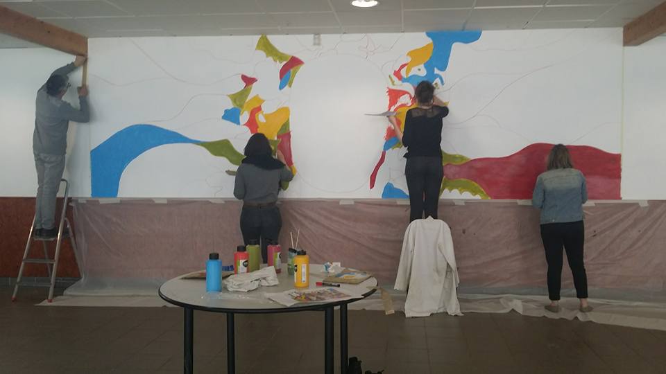 Fresque au foyer : c’est parti !