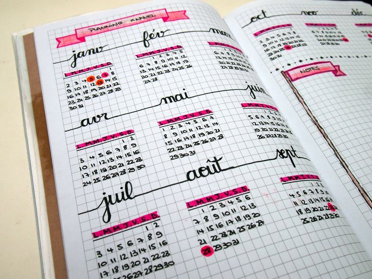 Planning de l’année scolaire