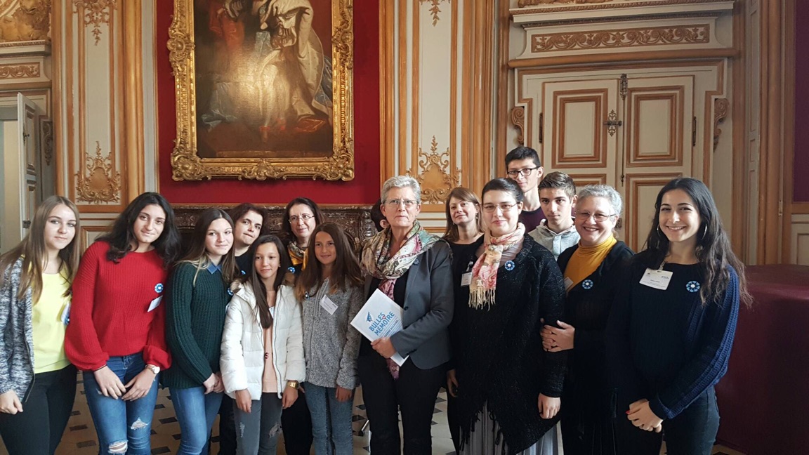 Daphné Diris, lauréate nationale concours Bulles de Mémoire