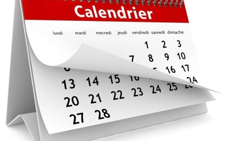 Calendrier de l’année 2018/2019