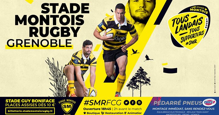 Places de rugby pour Grenoble