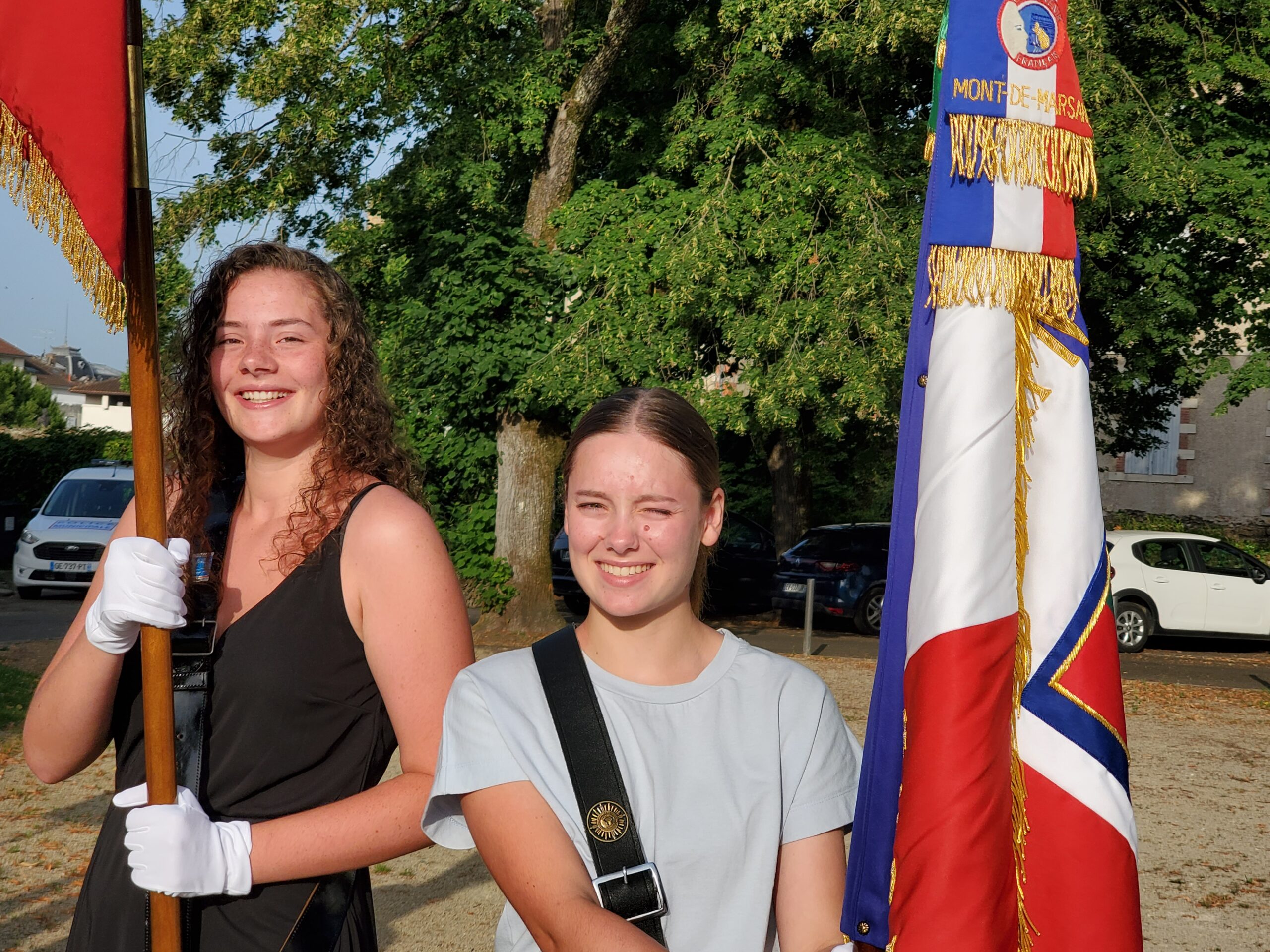Nos élèves à la cérémonie du 18 juin
