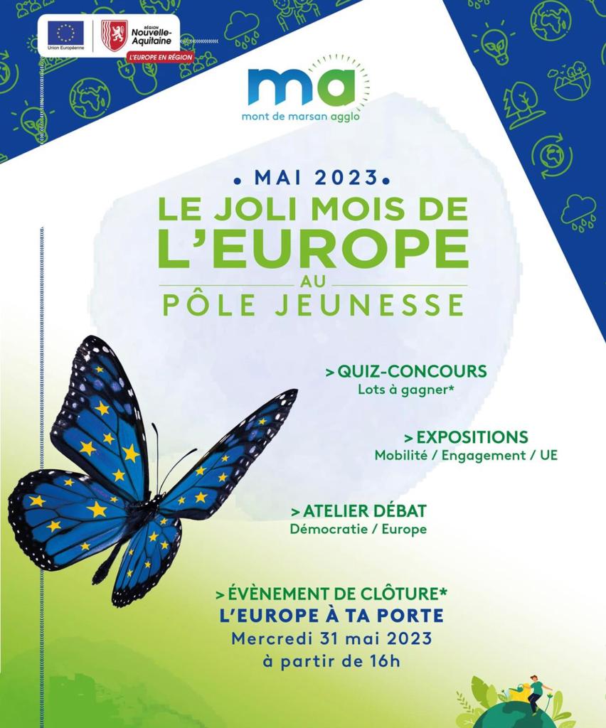 Journée de l’Europe, intervention du pôle jeunesse auprès des terminales générales