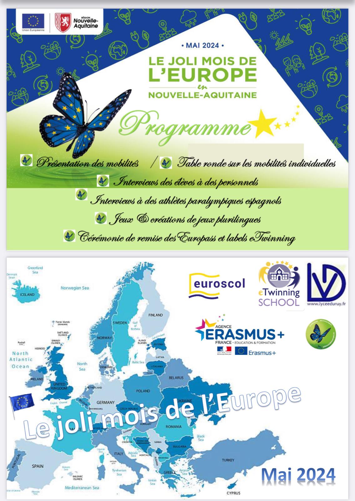 Joli mois de l’Europe au lycée Victor Duruy
