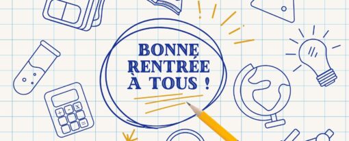Bonne rentrée à tous !