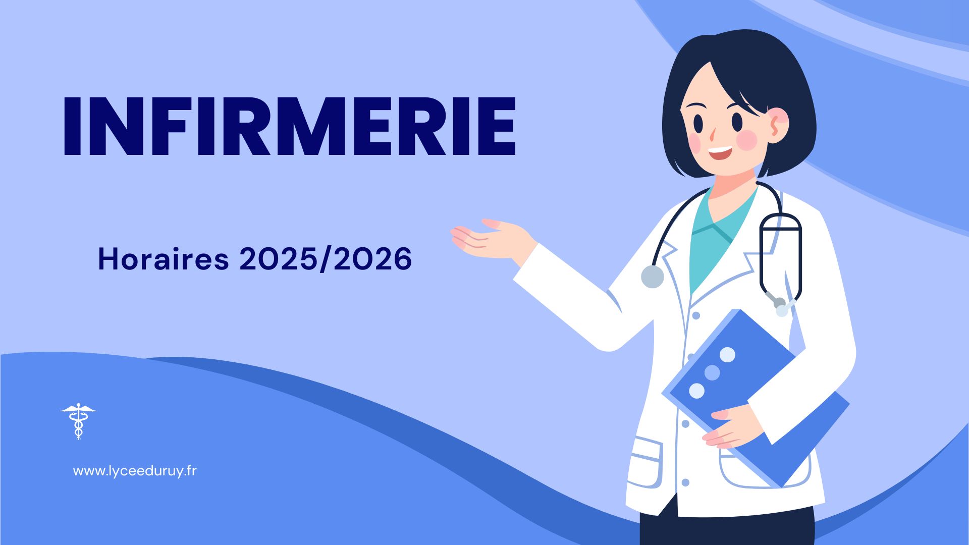 Horaires infirmerie