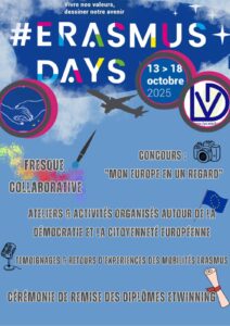 Erasmus Days (13-17 octobre) : L’Europe au cœur du lycée Victor Duruy