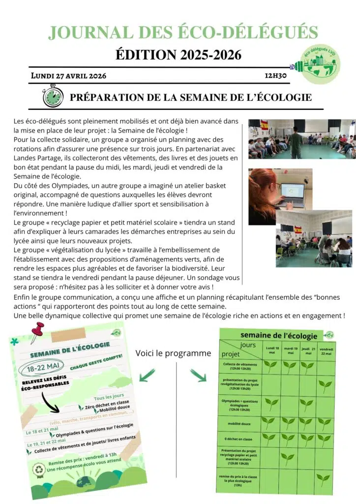 journal eco delegues n°5