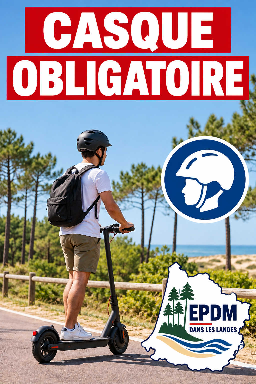 Trottinette et autres EPDM : casque obligatoire